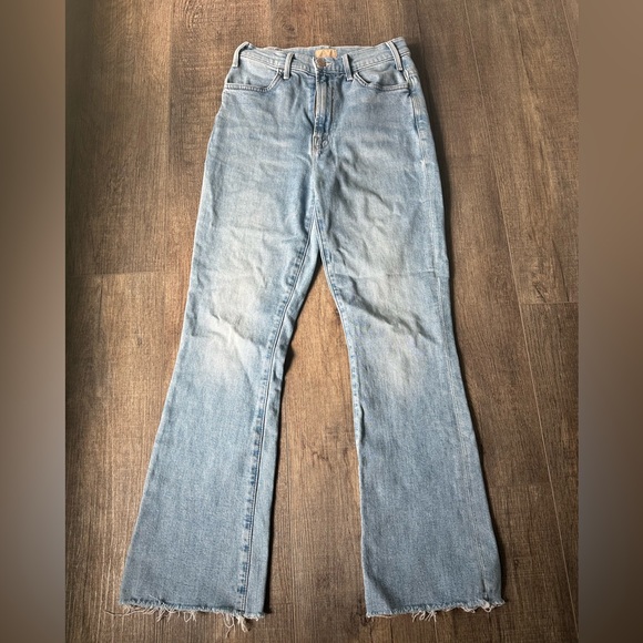 MOTHER Light Blue Hustler Ankle Jeans - Picture 1 of 5